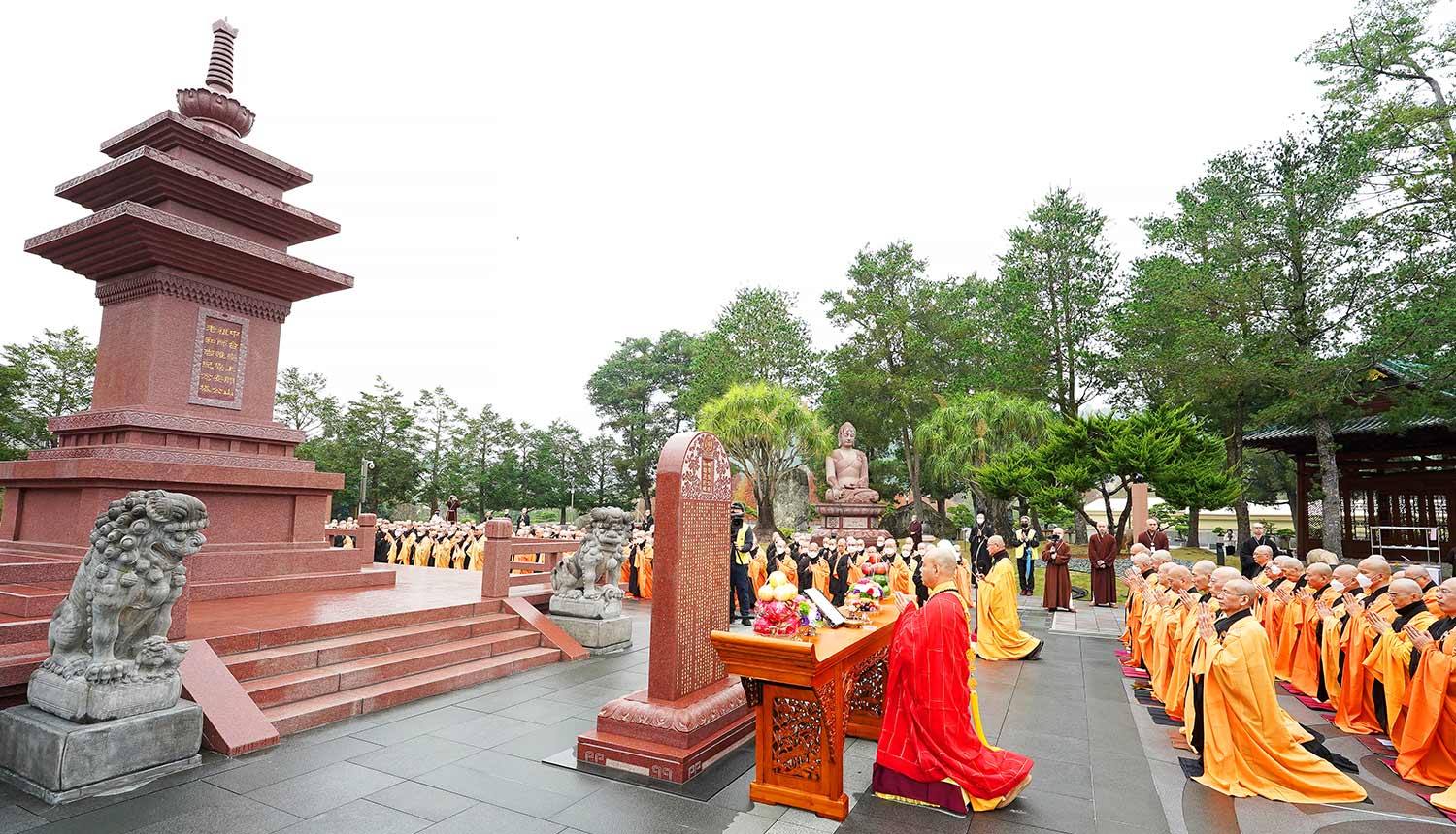 The Anniversary Ceremony of the Buddha’s Enlightenment and the Founding Abbot Pagoda Sweeping Memorial Service, 2025