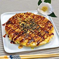 Okonomiyaki (Japanese Savory Pancake)