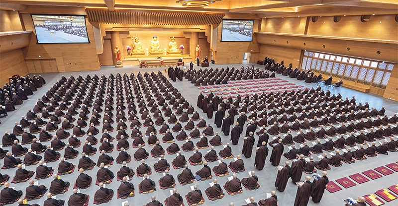 中台禅寺一百一十四年度结夏安居受筹法会